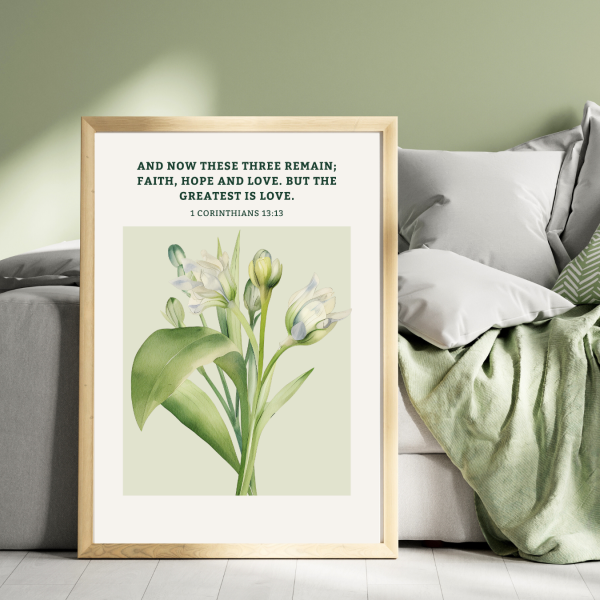1 Peter 4:8 | Christian Wall Poster | Church or Prayer Room - Image 4