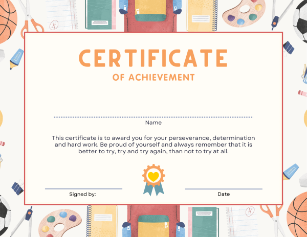 Children's Award Certificates of Achievement | Printable | Set of 6 - Image 4